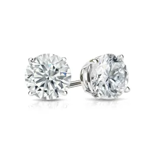 10CT Brilliant Round Diamond Stud Earrings
