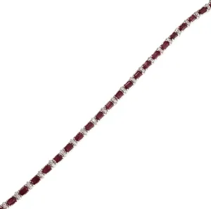 14KT Ruby & Diamond Bracelet