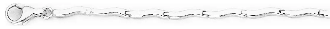 2.2mm Wave Link Bracelet