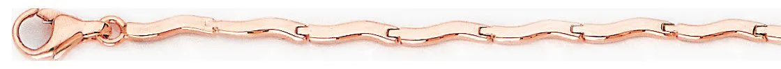 2.2mm Wave Link Bracelet