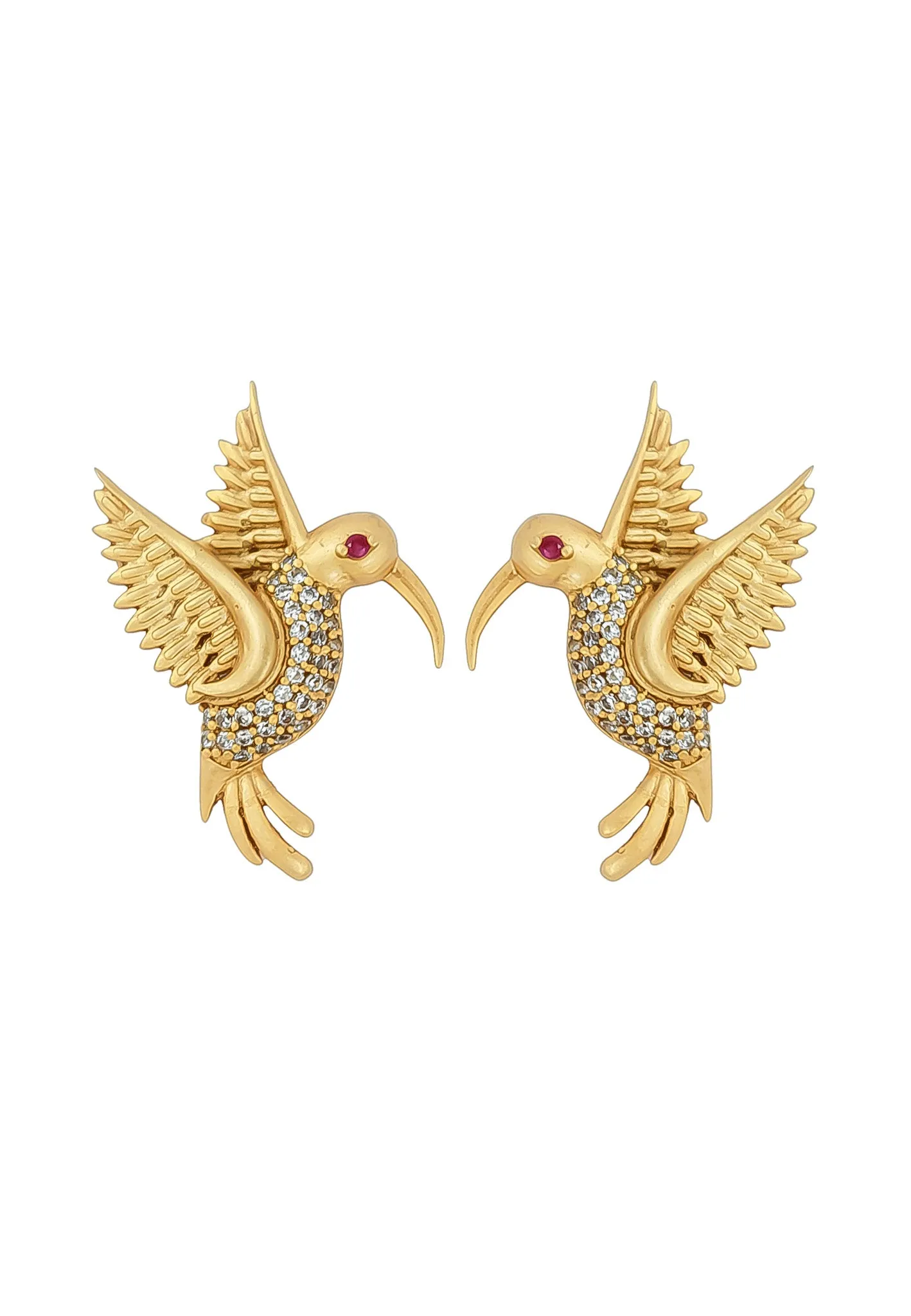 Amazonian Hummingbird Stud Earrings