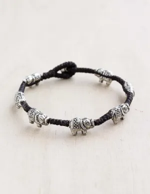 Bali Elephant Alloy Bracelet
