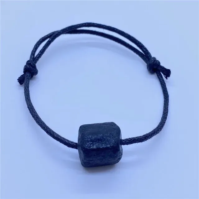 Black Tourmaline Braided Handmade Bracelet Jewelry Tourmaline Stone Inspired Bracelet