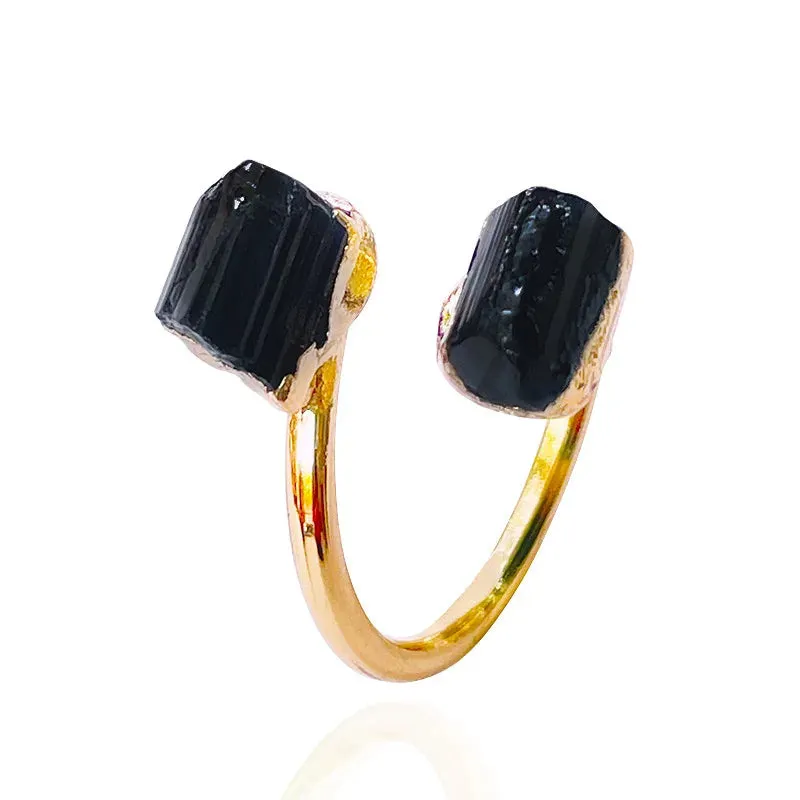 Black Tourmaline Braided Handmade Bracelet Jewelry Tourmaline Stone Inspired Bracelet