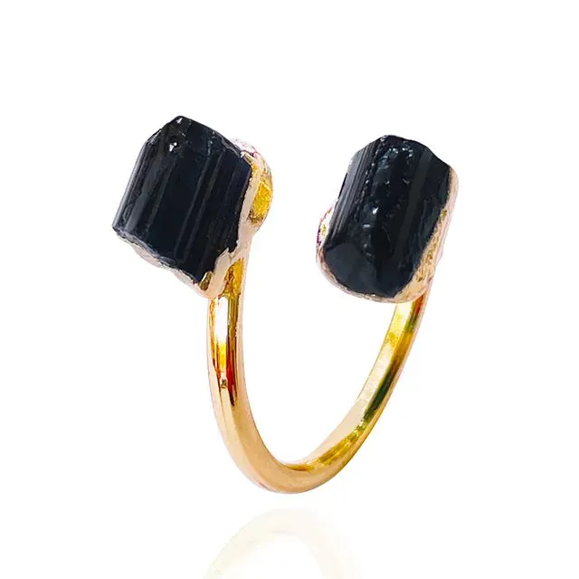 Black Tourmaline Braided Handmade Bracelet Jewelry Tourmaline Stone Inspired Bracelet