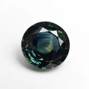 Blue/Green Brilliant Sapphire - 3.14ct Round