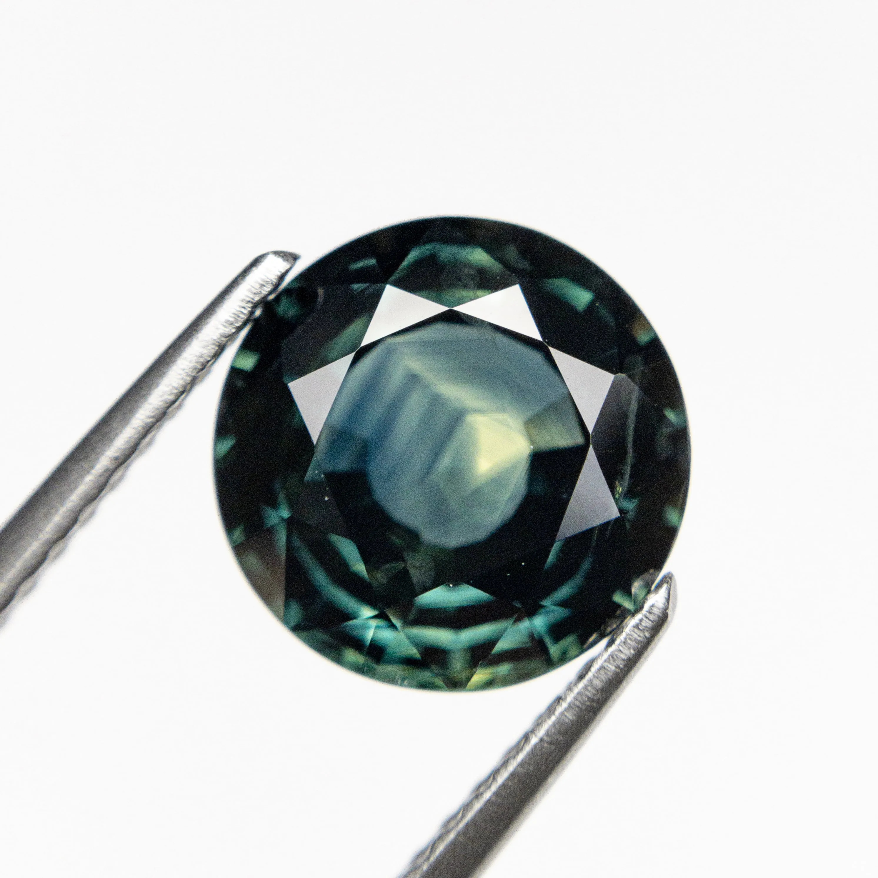 Blue/Green Brilliant Sapphire - 3.14ct Round