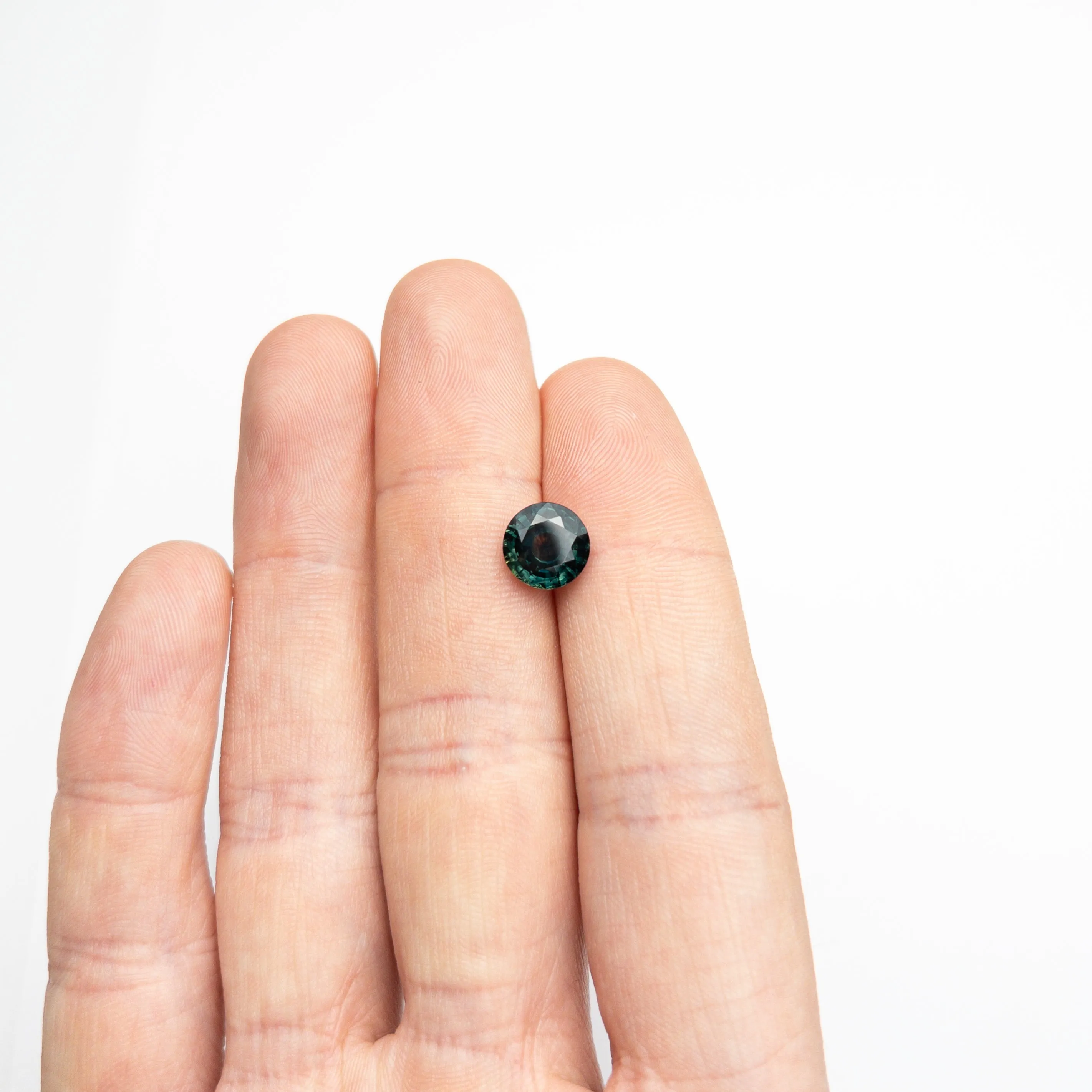 Blue/Green Brilliant Sapphire - 3.14ct Round