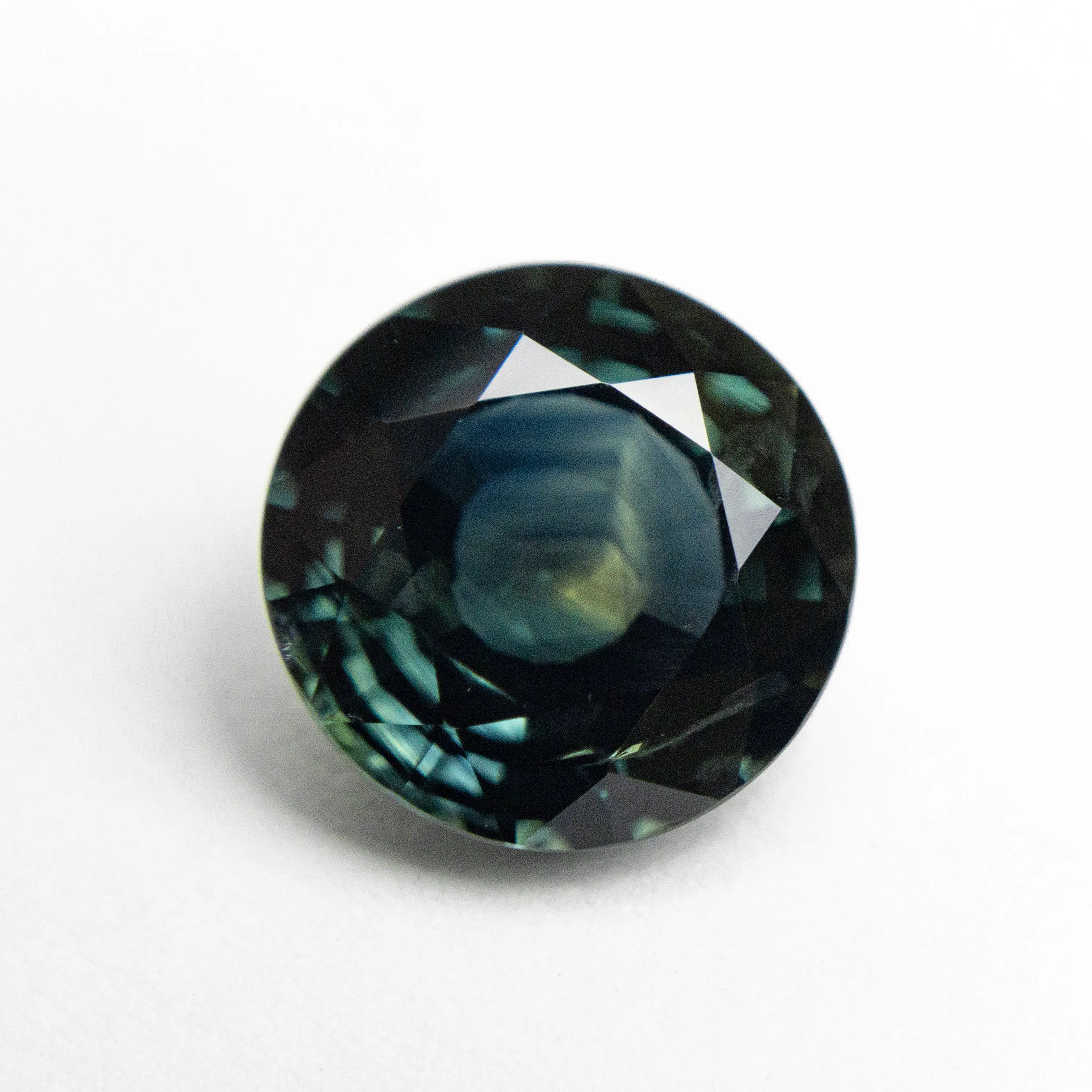 Blue/Green Brilliant Sapphire - 3.14ct Round