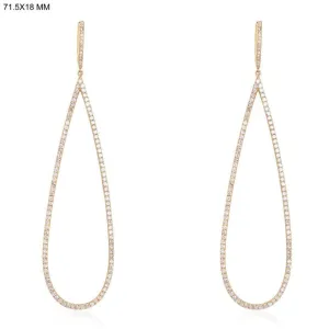 Brilliant Bloom Diamond Danglers
