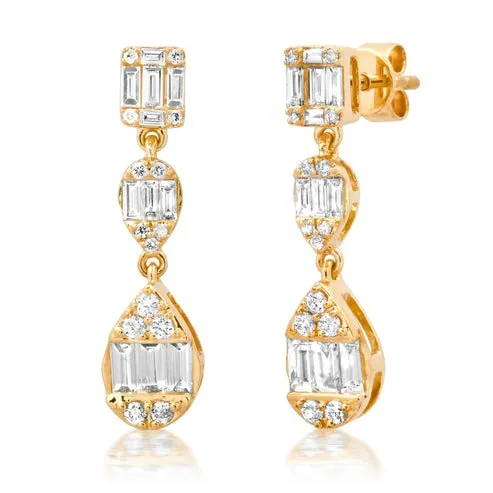 Brilliant Danglers Drop Earrings