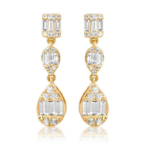 Brilliant Danglers Drop Earrings