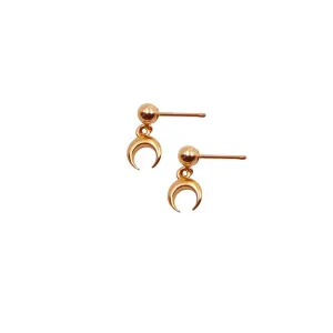 Crescent Horn Studs