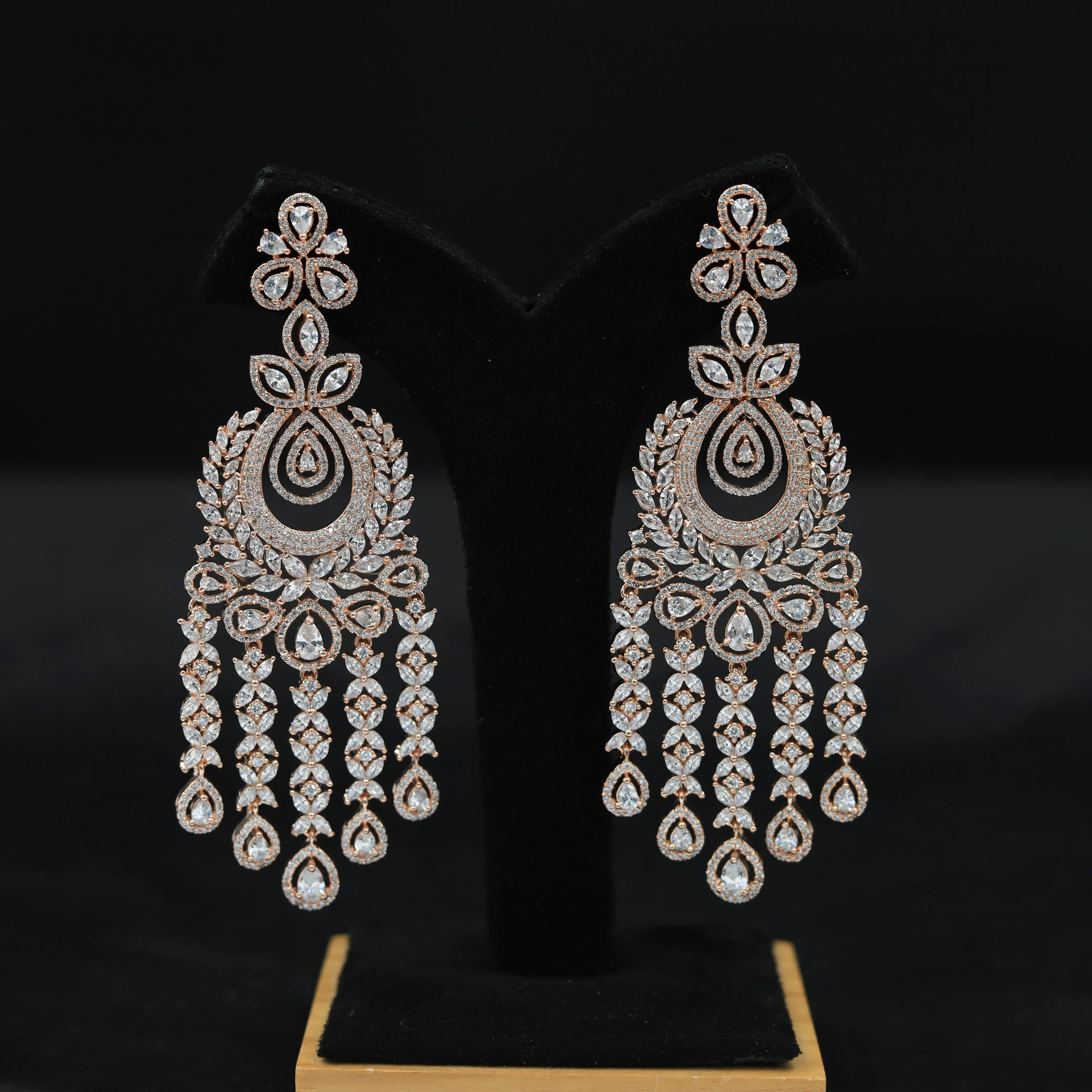 Danglers Zircon/AD Earring 4197-69