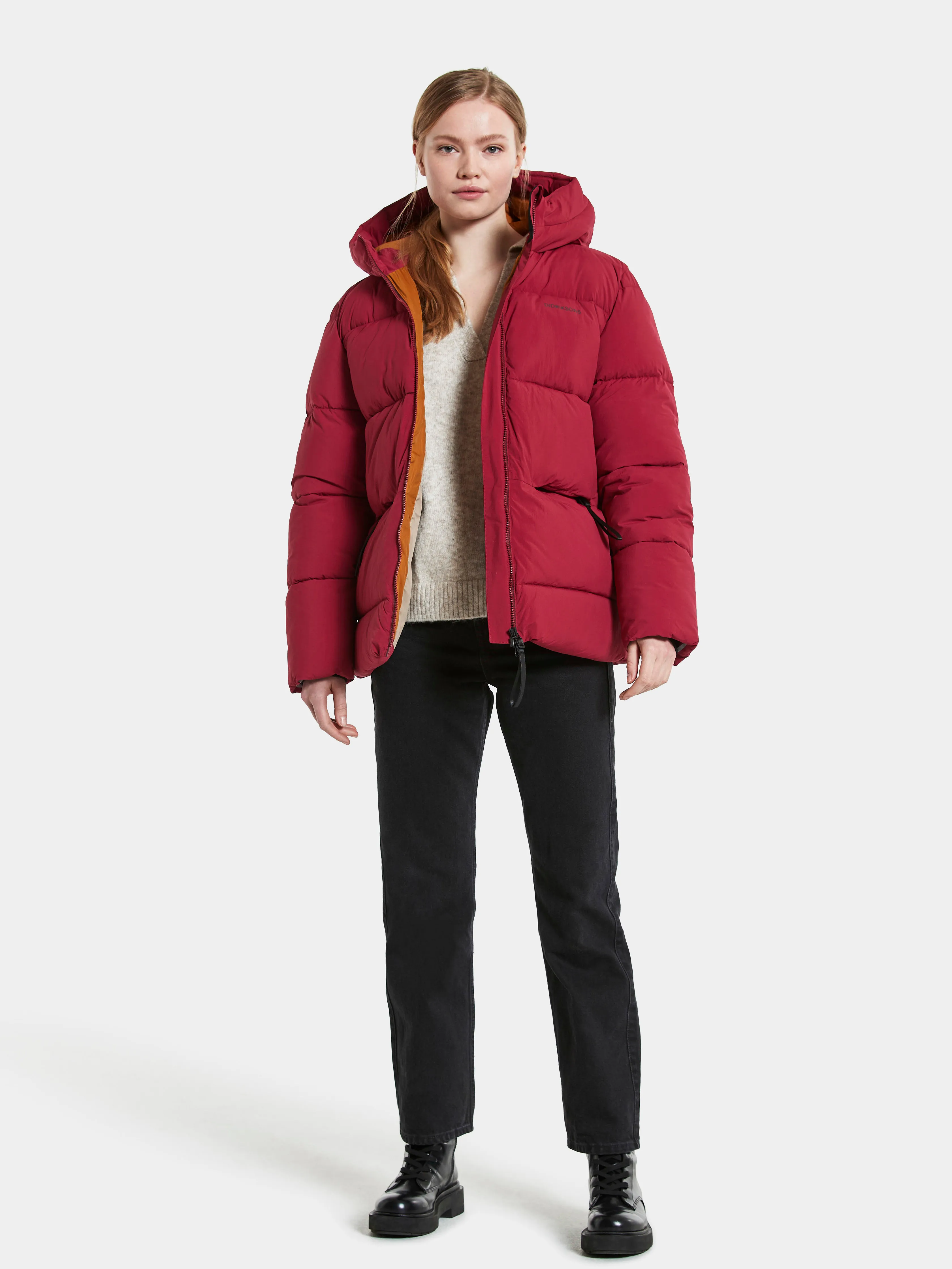Didriksons Nomi Women&#x27;s Jacket 2 Ruby Red | Buy Didriksons Nomi Women&#x27;s Jacket 2 Ruby Red here | Outnorth