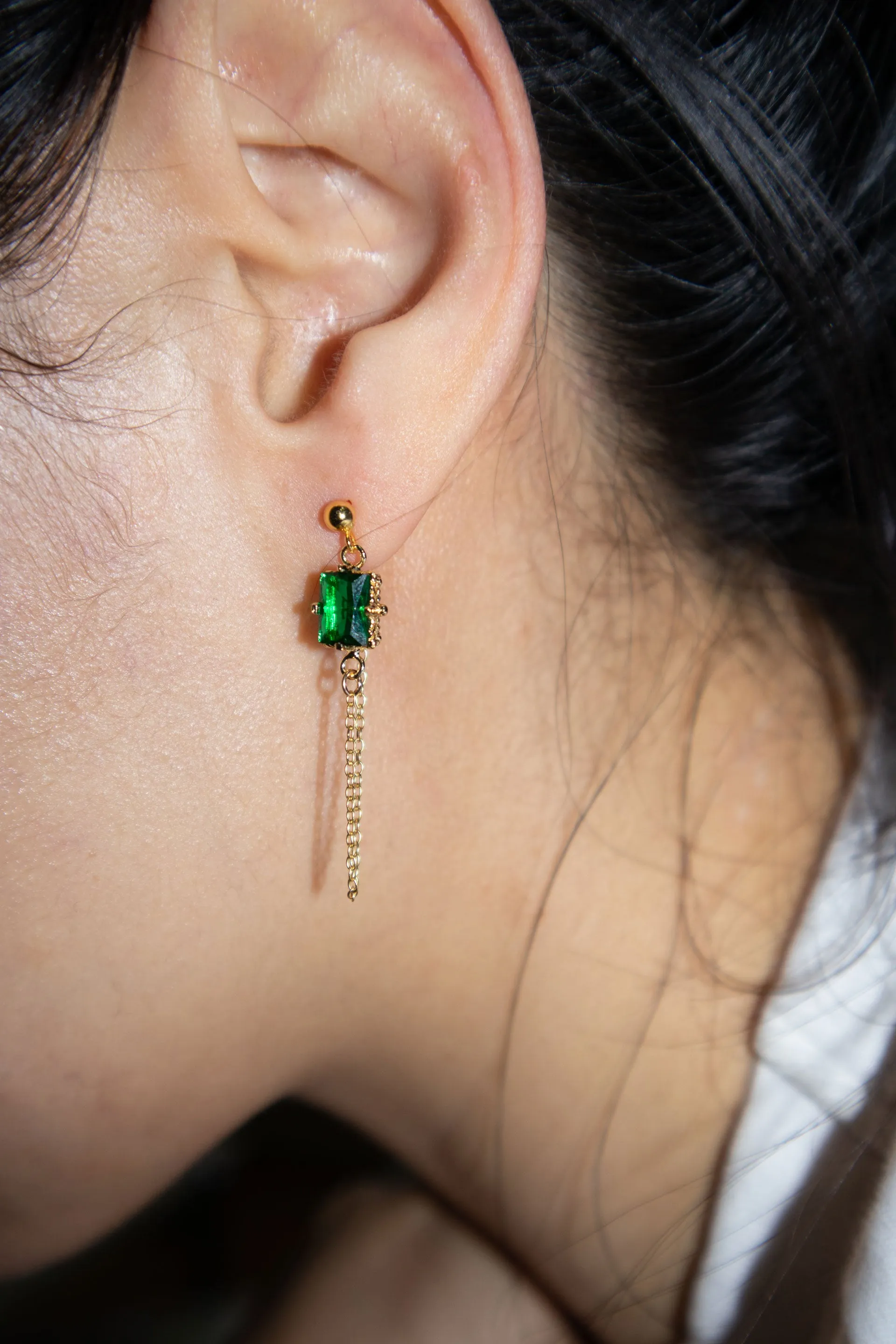 Eden — Zircon drop earrings