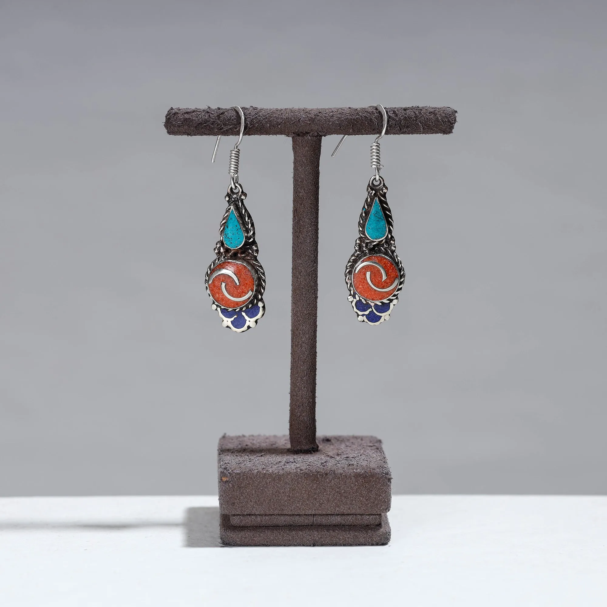 Ethnic Tribal Tibetan Earrings from Himalaya 08