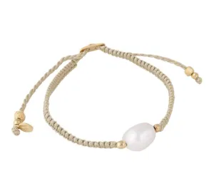 Fairley Pearl Rope Bracelet Sand
