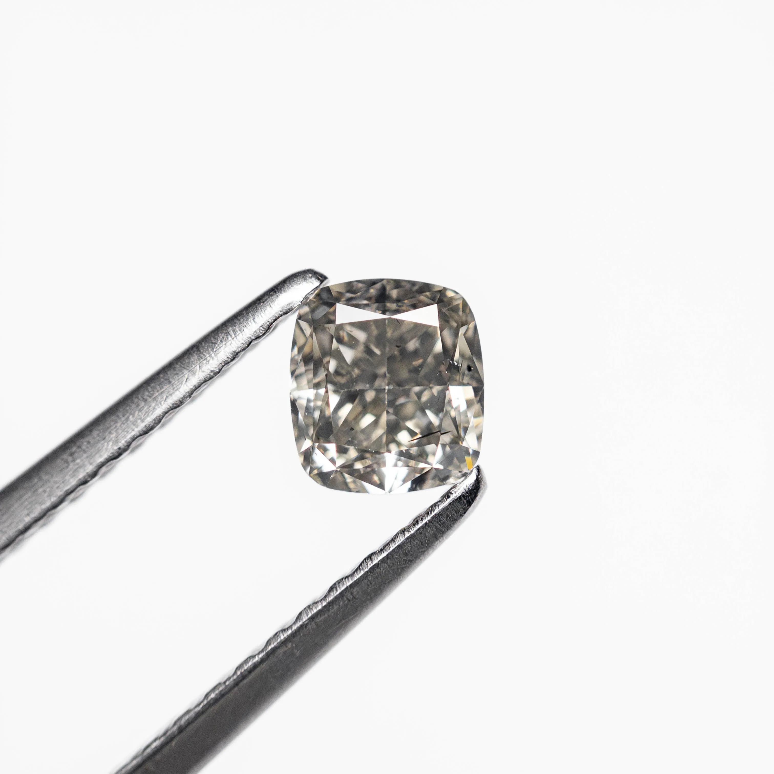 Fancy Grey Brilliant Diamond - 0.52ct Cushion