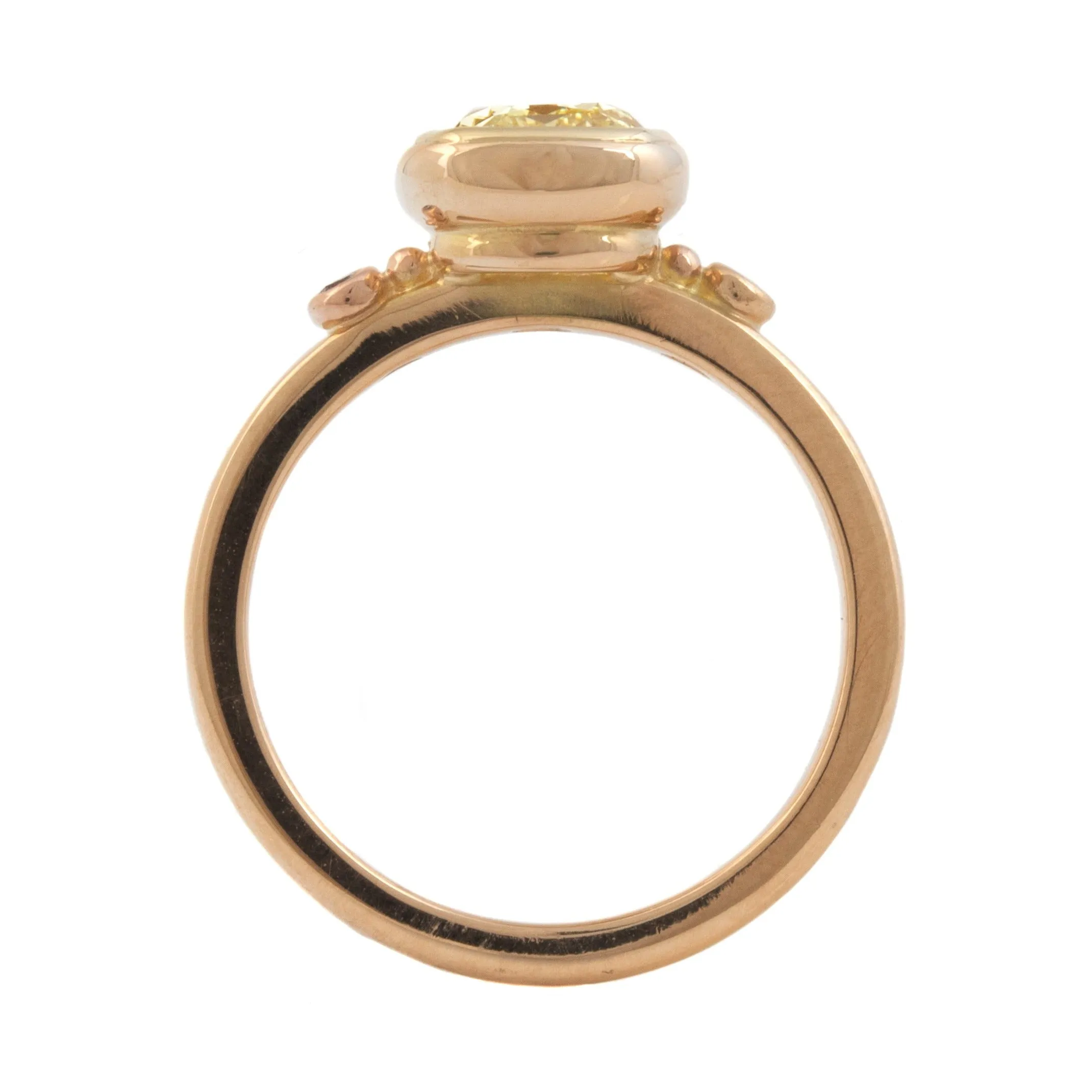Fancy Intense Yellow Diamond Engagement Ring