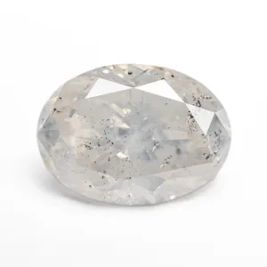 Fancy White Brilliant Diamond - 3.70ct Oval