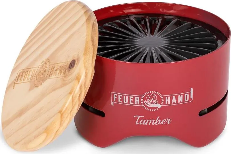 Feuerhand Tamber Table Top Grill Ruby Red | Buy Feuerhand Tamber Table Top Grill Ruby Red here | Outnorth