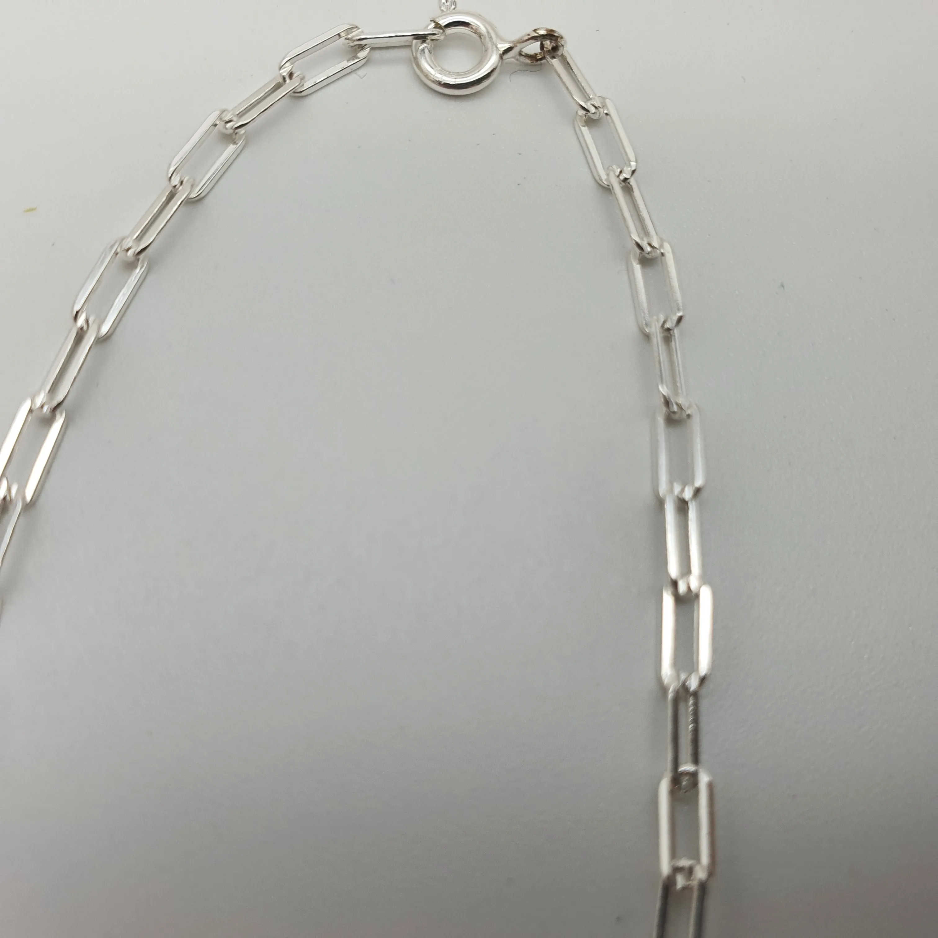 Freshwater Pearl and O Chain Bracelet, Sterling Silver