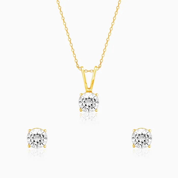 Golden Zircon Set