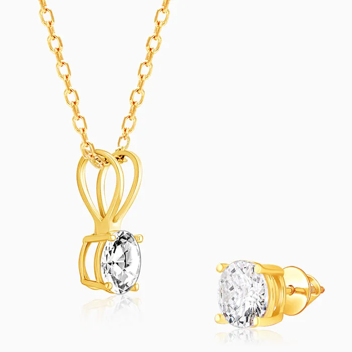 Golden Zircon Set