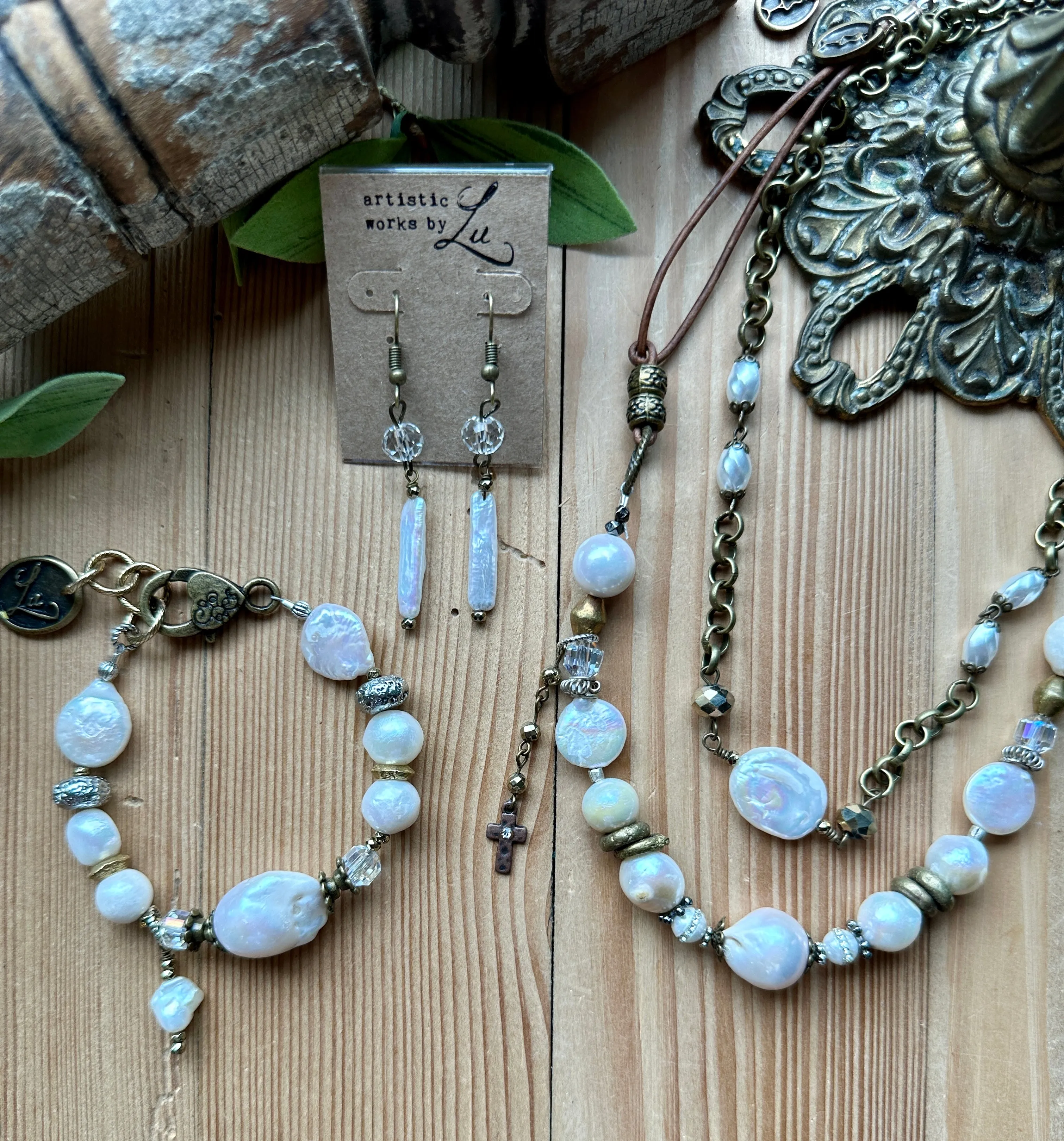 Gypsy Pearl Beaded Bracelet