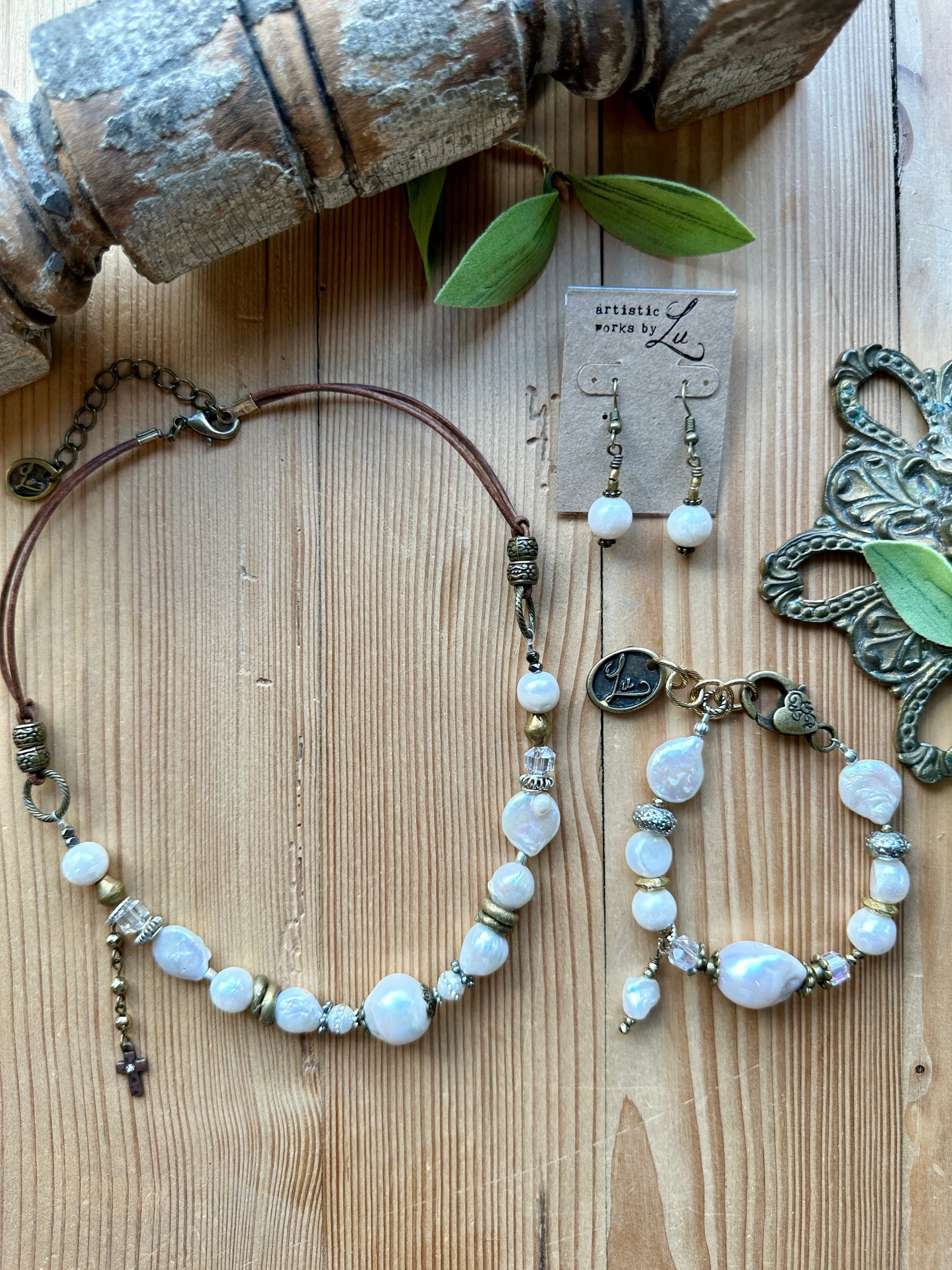 Gypsy Pearl Beaded Bracelet