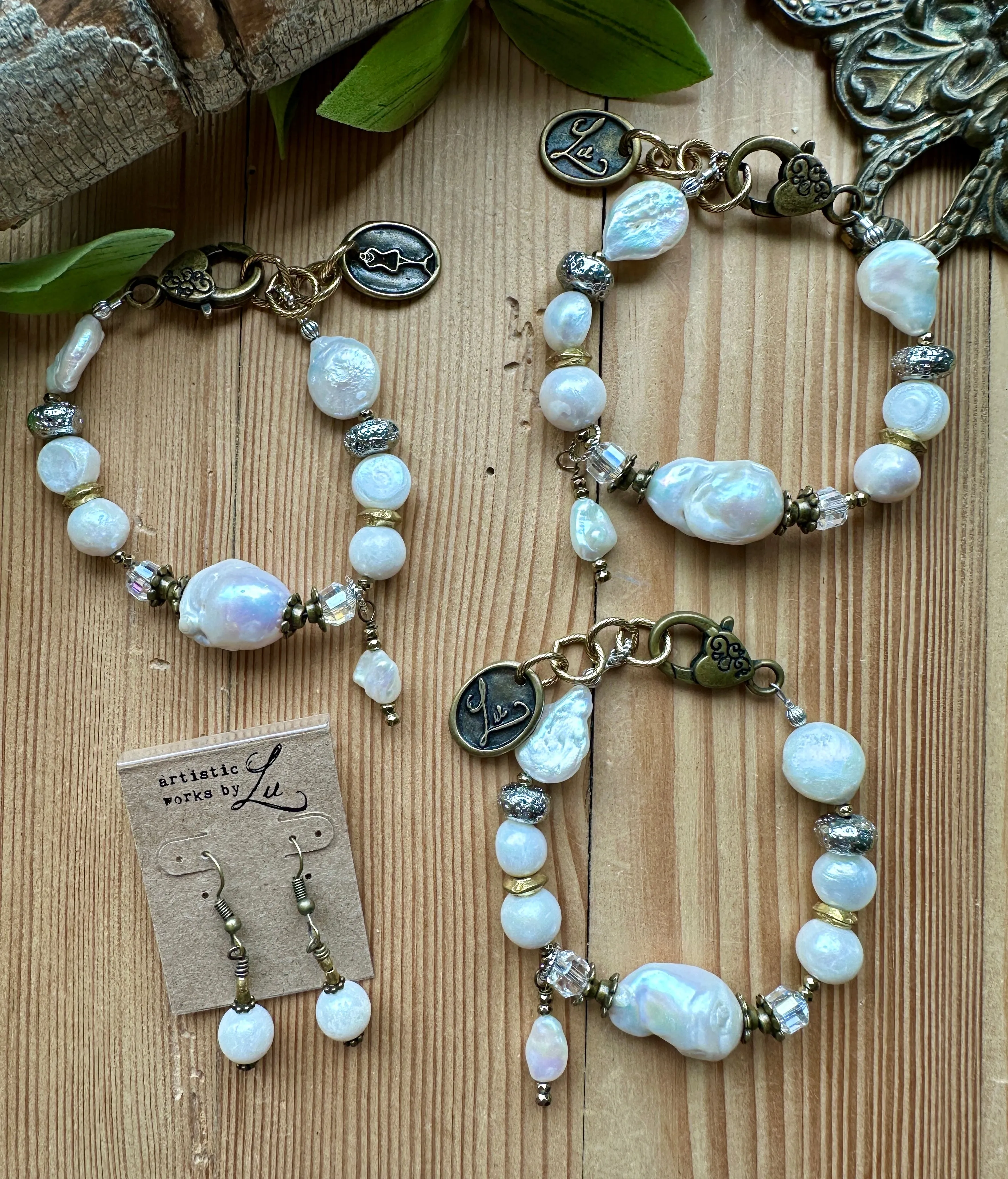 Gypsy Pearl Beaded Bracelet