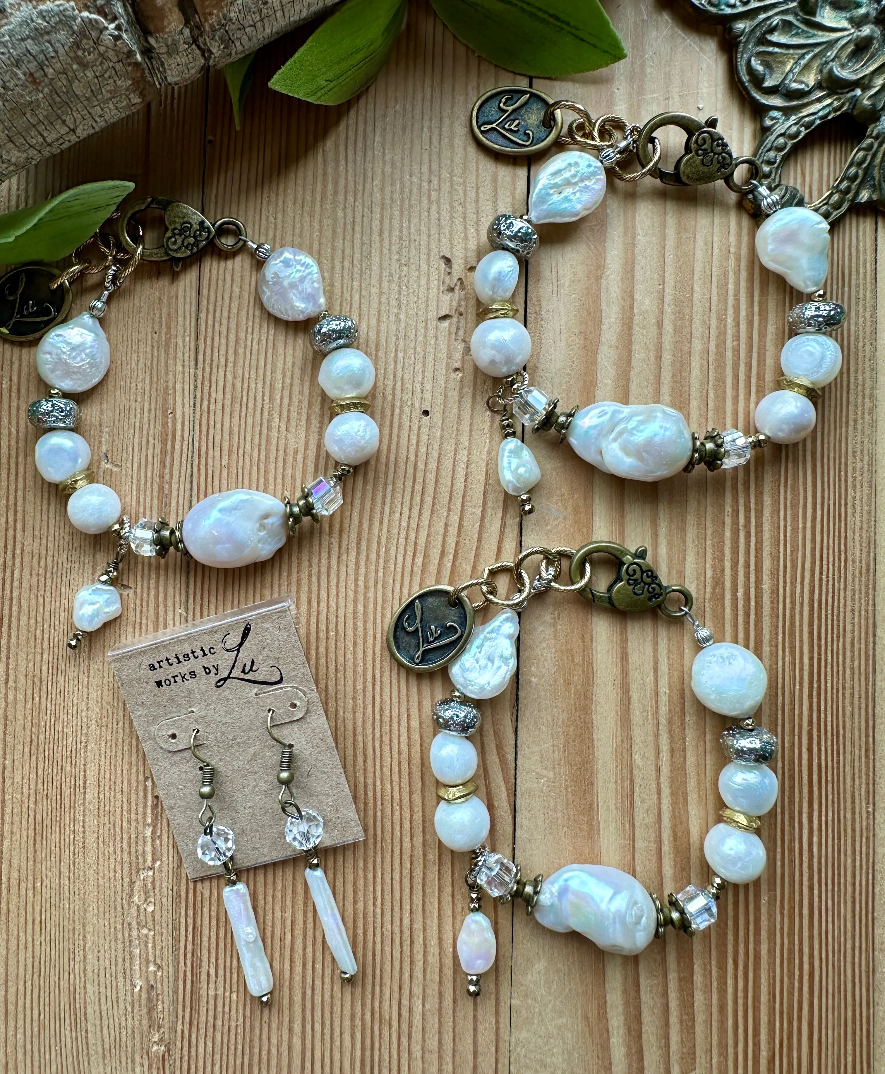Gypsy Pearl Beaded Bracelet