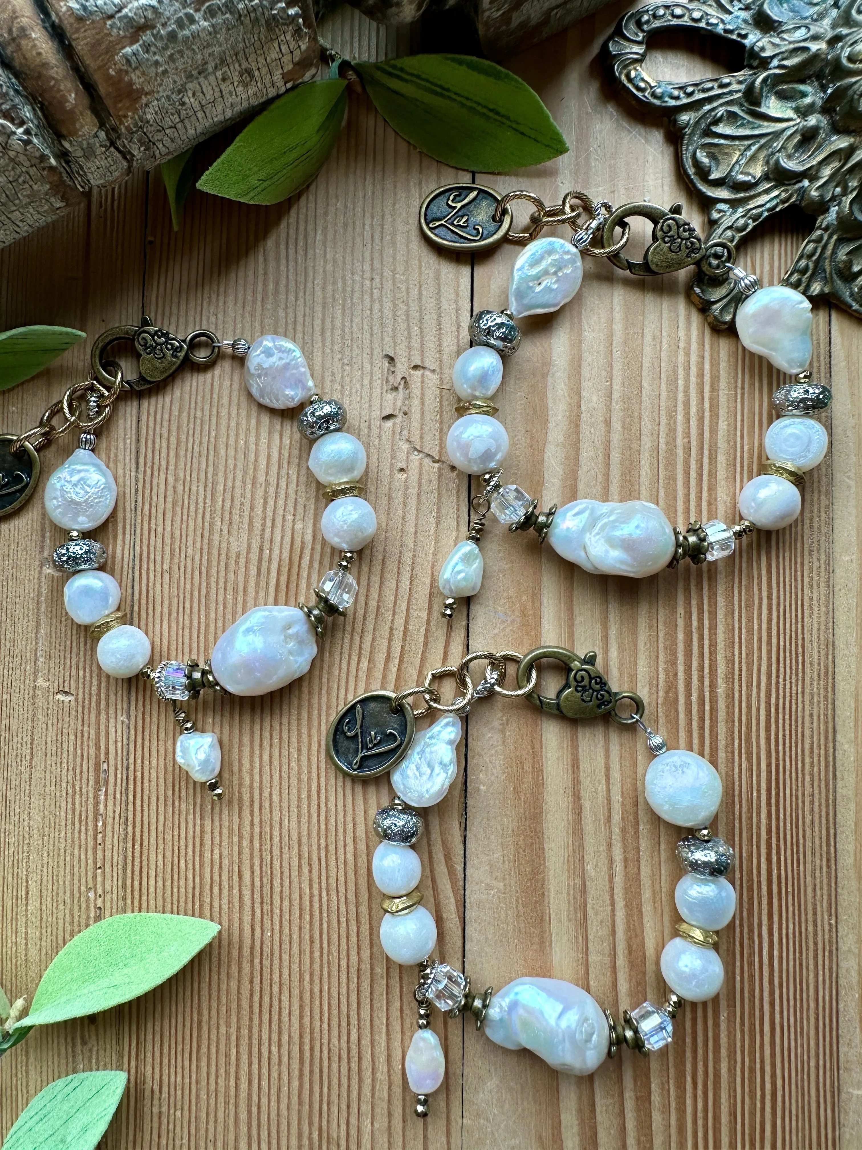 Gypsy Pearl Beaded Bracelet