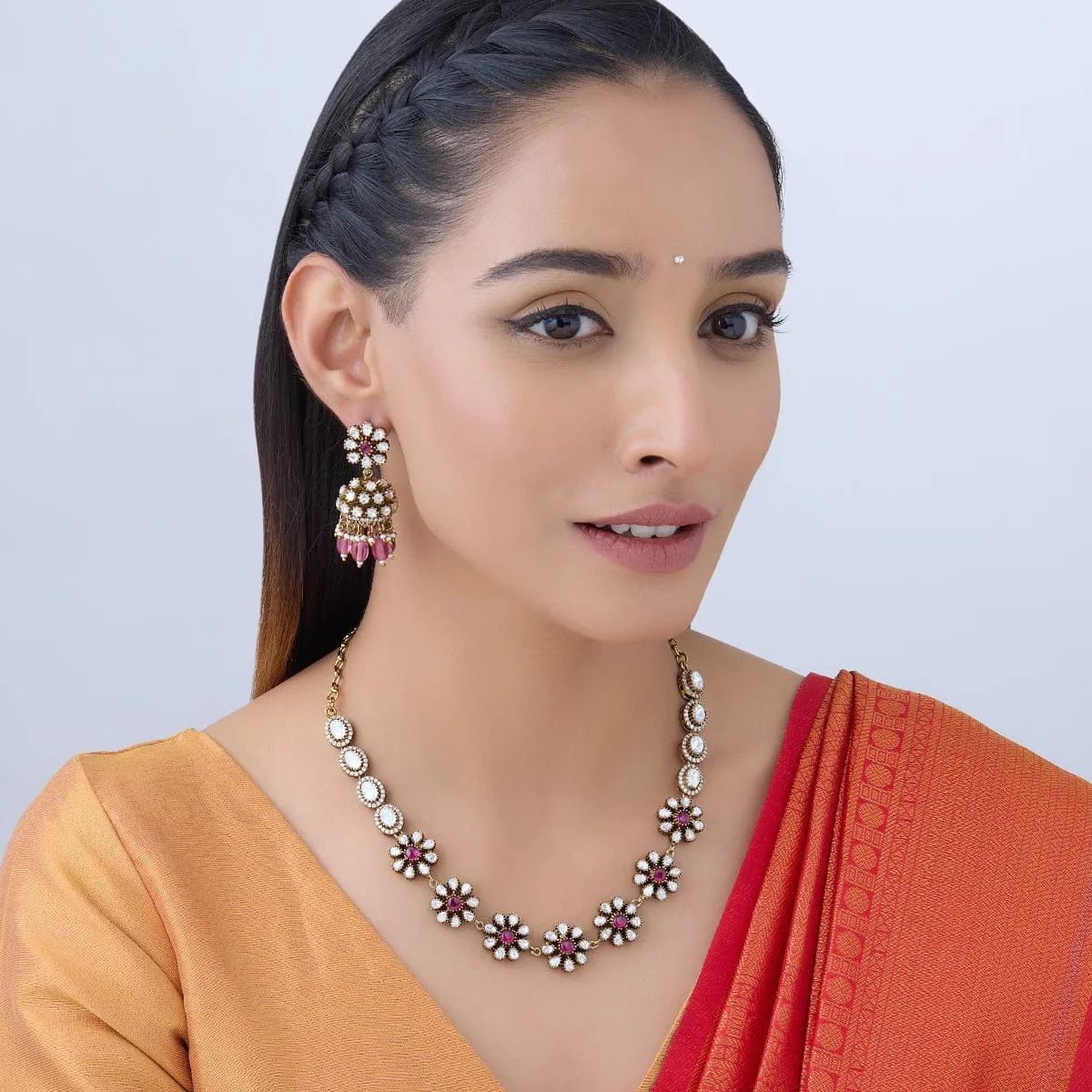 Kundan Necklace 167544