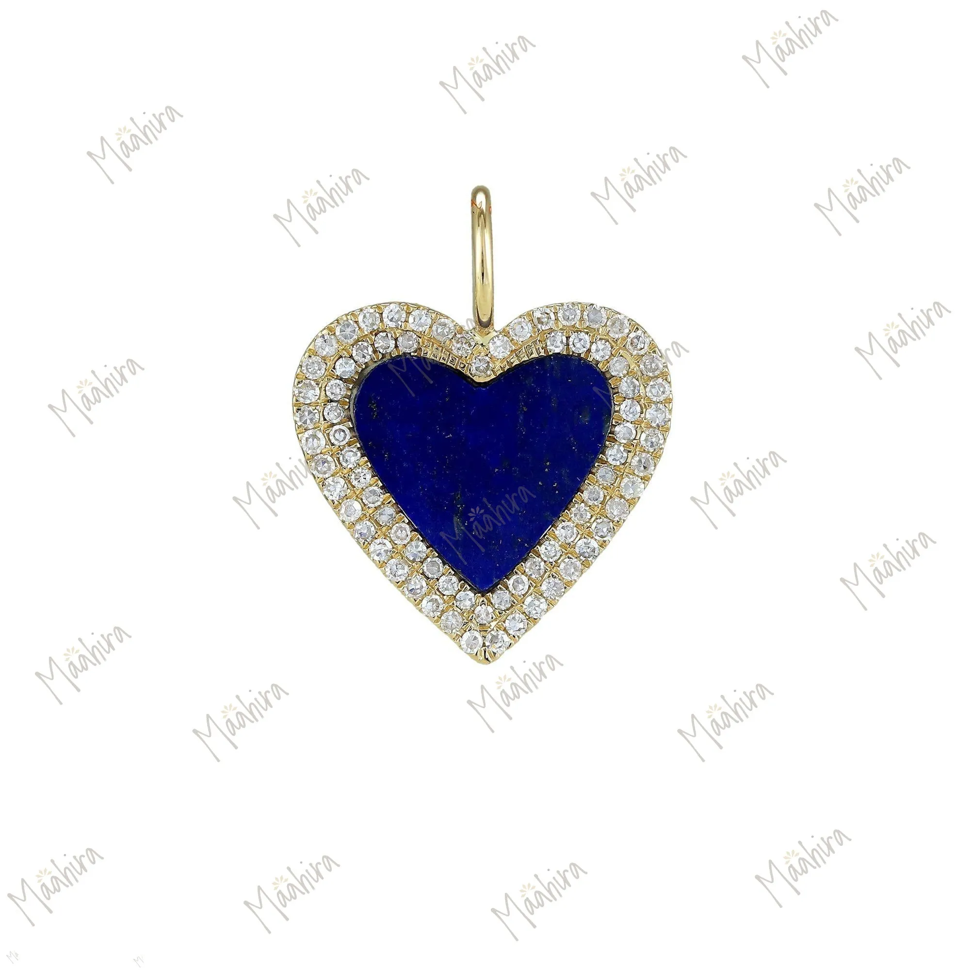 Lapis Heart Pendant
