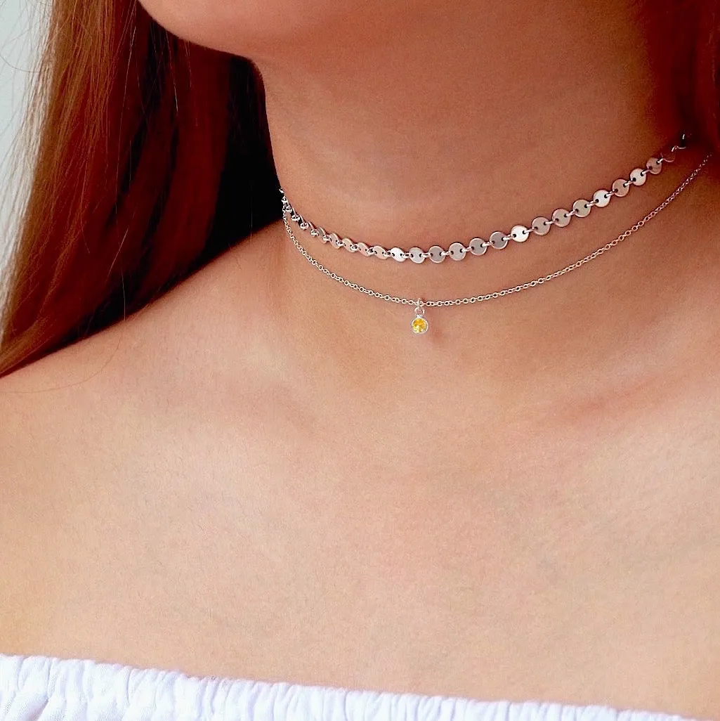 Little Solitaire Choker