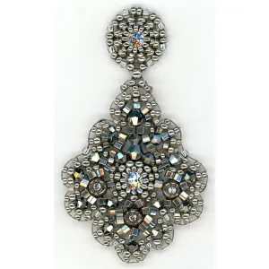 Miguel Ases Turquoise Starburst Chandelier Earrings