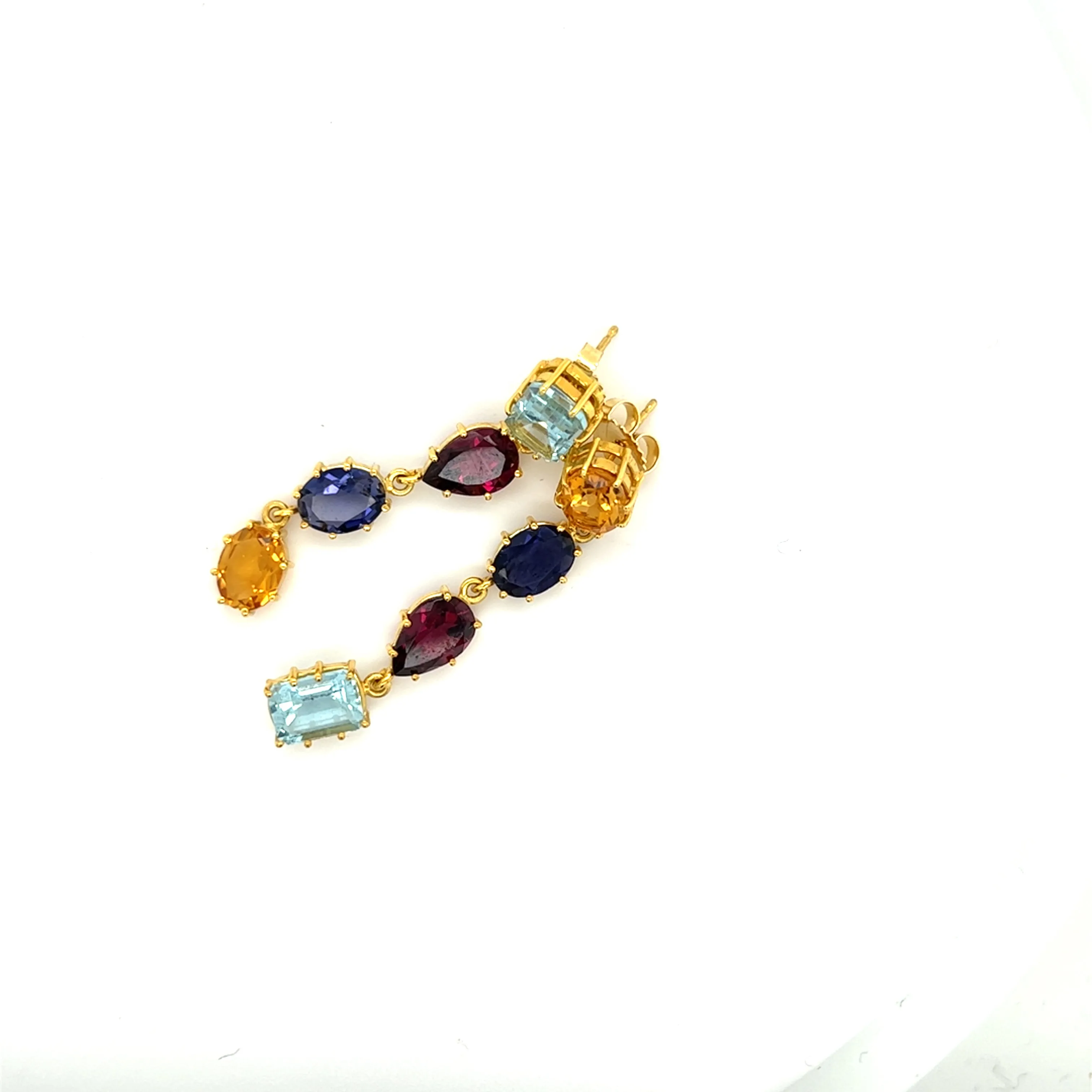 Mismatched Drop Earrings 004