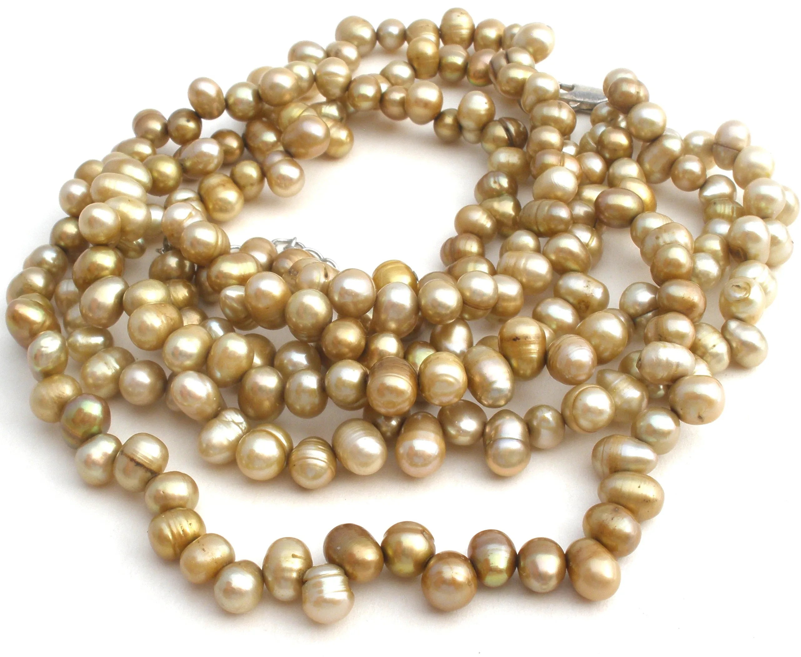 Multi Strand Freshwater Pearl Necklace 18"