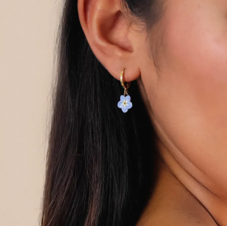 NEELA Forget Me Not Mini Earring