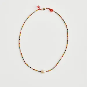Pearly Dot Fine Bead Necklace
