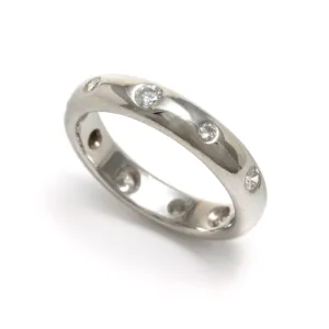 Platinum & Diamond Starlight Wedding Band