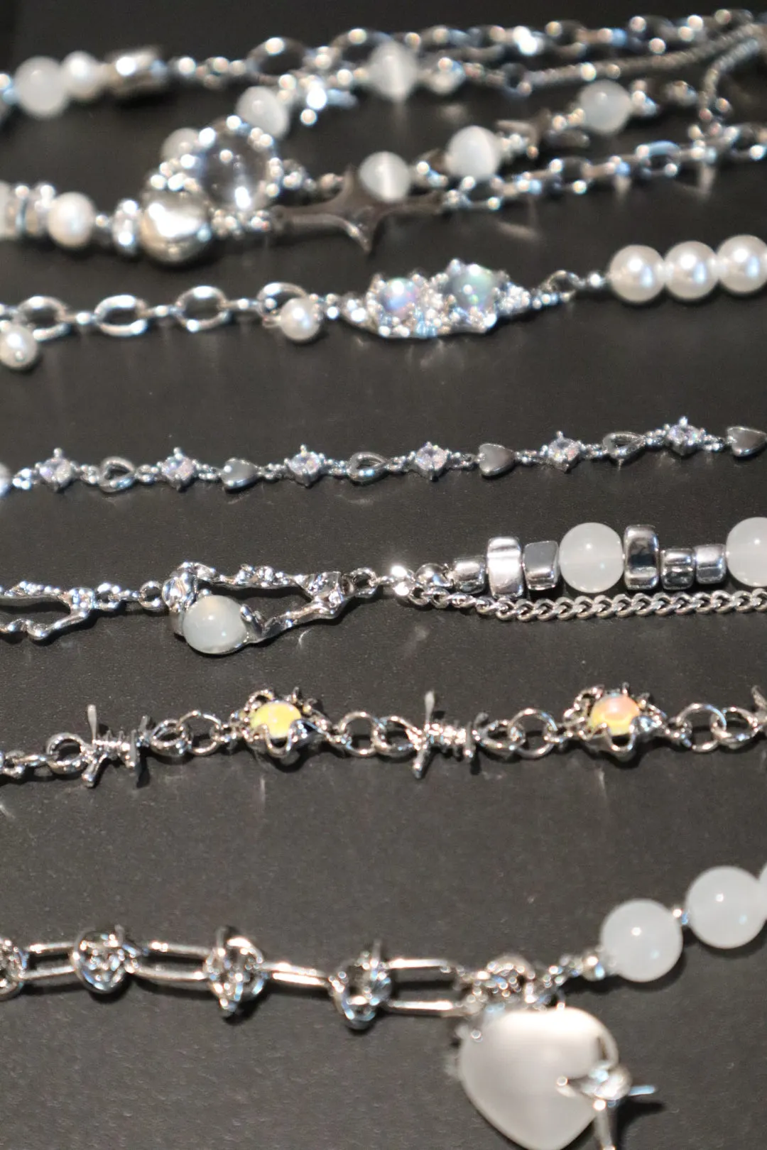Platinum Plated Moonlight Silver Bracelet