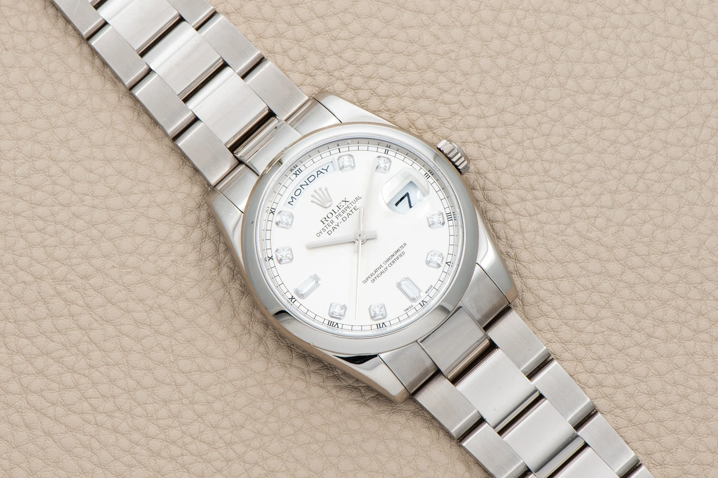 Rolex Day-Date 'Platinum & Diamonds'