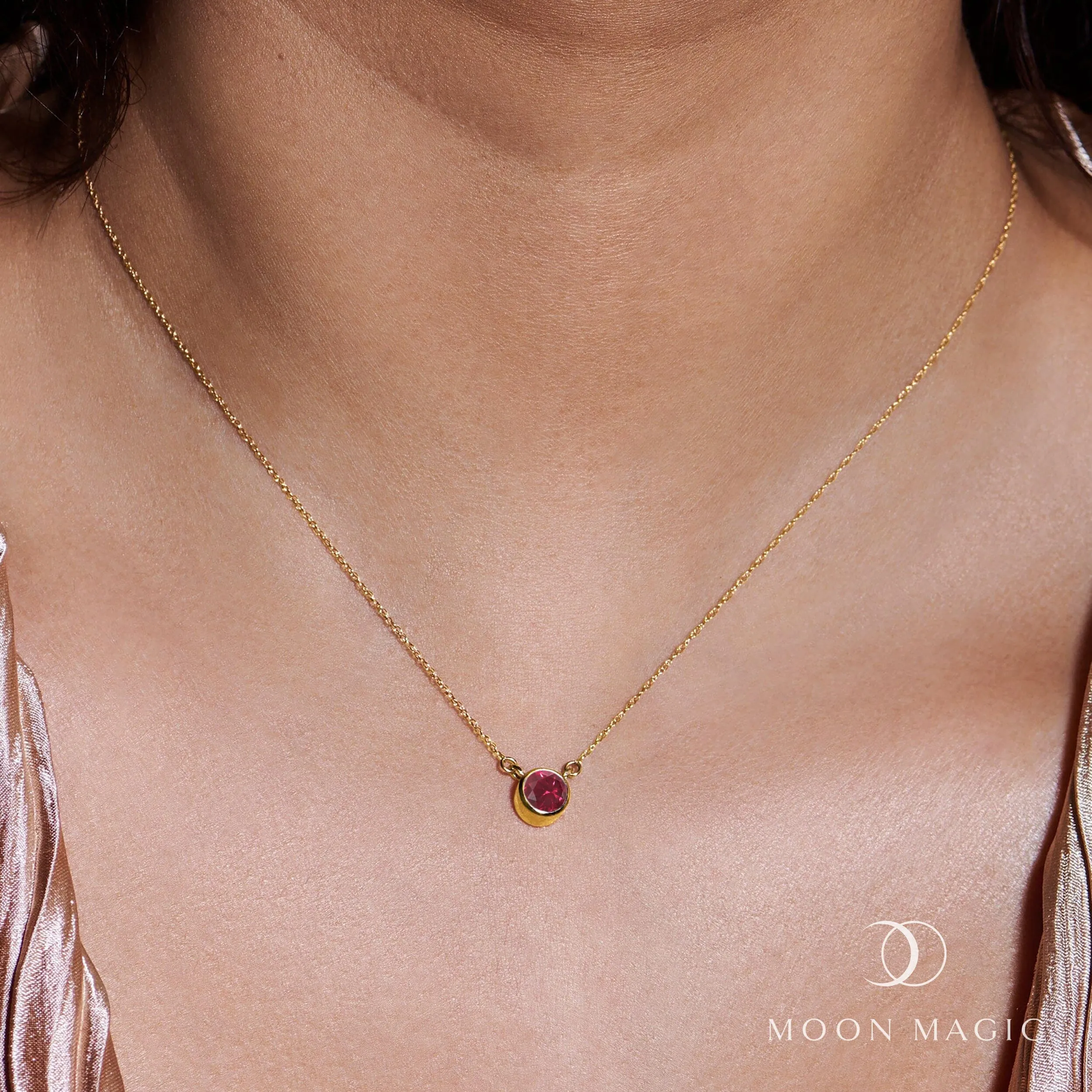 Ruby Necklace - Solitaire