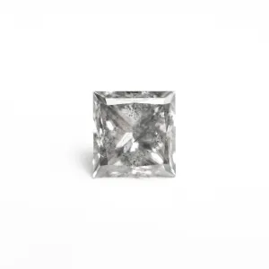 Salt and Pepper Brilliant Diamond - 1.58ct Princess Cut