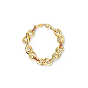 Serpent Geneve Bracelet Yellow Gold - Ruby & Diamond