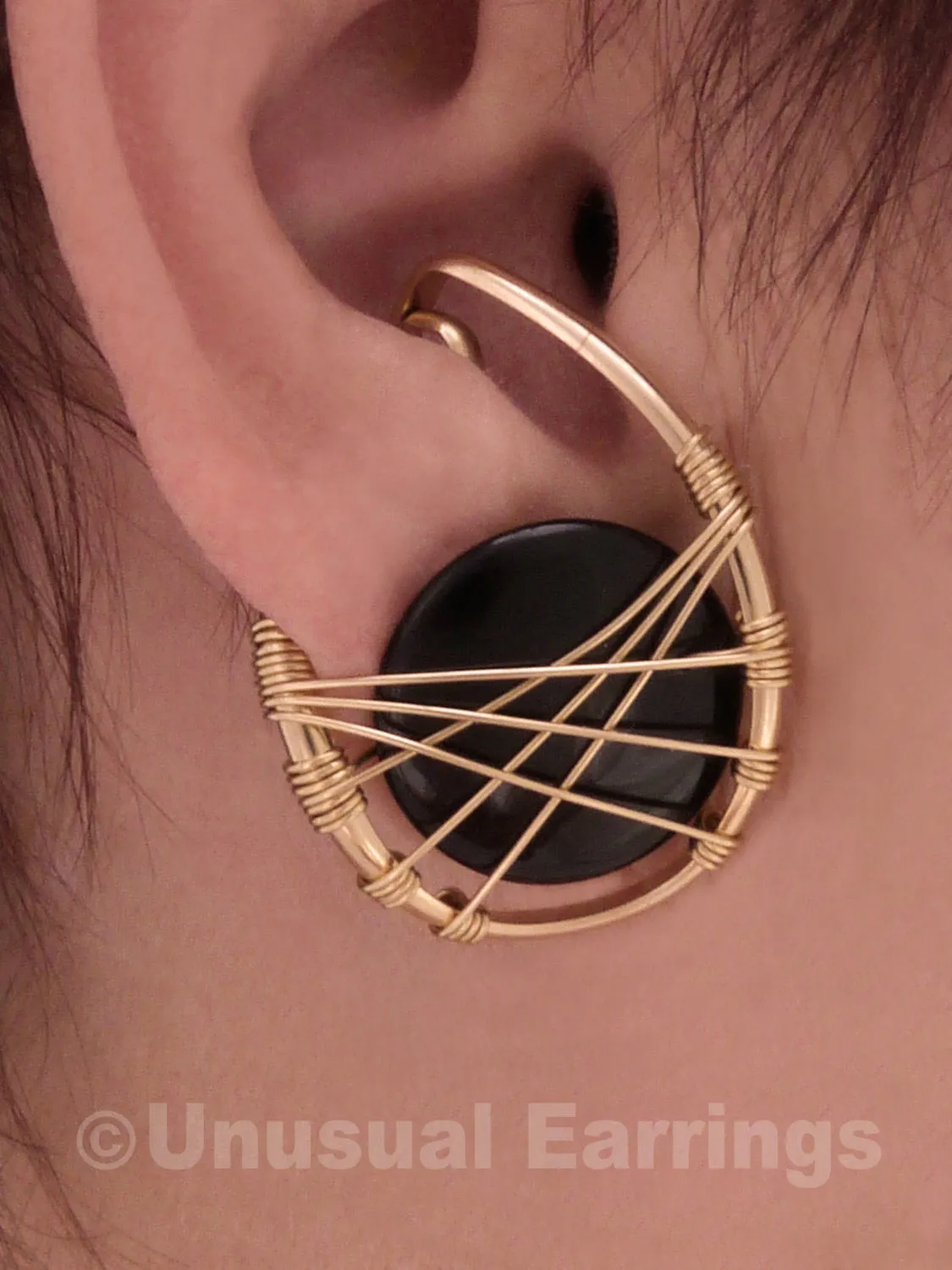 Sierra - Gold Filled with Black Onyx