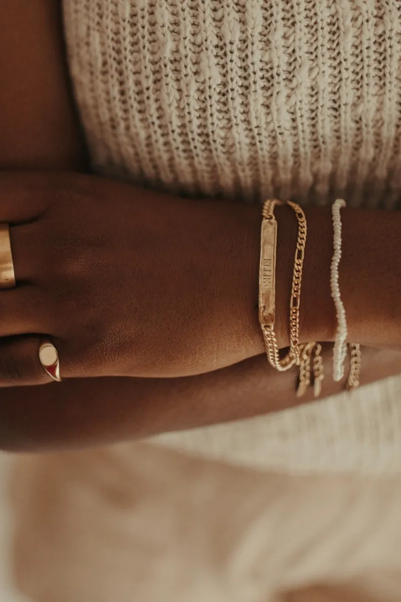 Signature Bracelet -  Gold